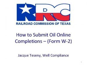 Texas railroad commission online queries