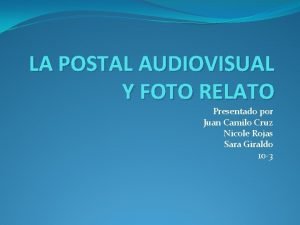 Postal audiovisual