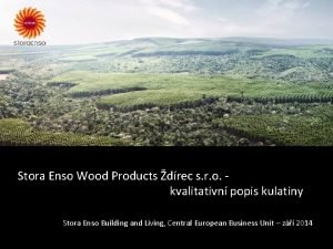 Stora Enso Wood Products drec s r o