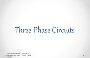 Three Phase Circuits www bookspar com Website for