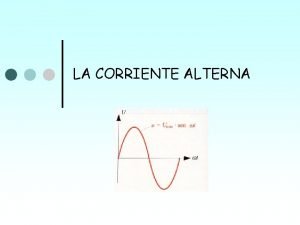 Ventajas corriente alterna