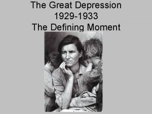 How did the great depression impact the world How did the great depression impact the world