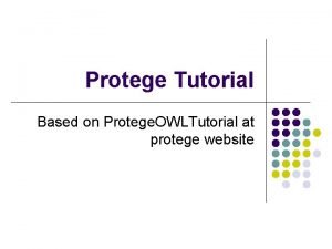Protege owl tutorial