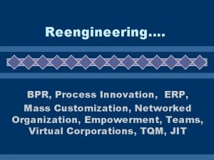 3 r's of business process reengineering