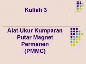 Gambar alat ukur kumparan putar