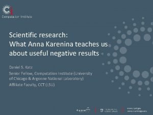 Scientific research What Anna Karenina teaches us about