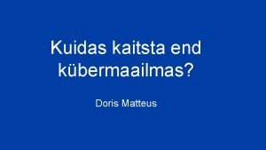 Doris matteus