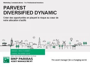Parvest diversified dynamic