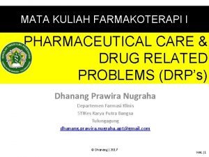 Skema pharmaceutical care