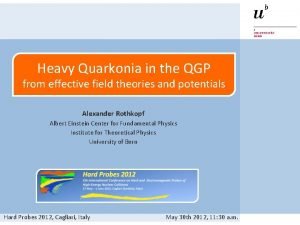 Heavy Quarkonia in the QGP from effective field