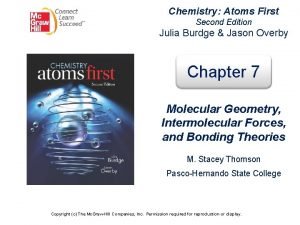 Chemistry Atoms First Second Edition Julia Burdge Jason