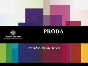 Provider digital access Provider digital access