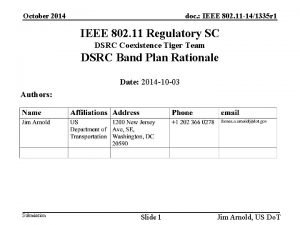 doc IEEE 802 11 141335 r 1 October