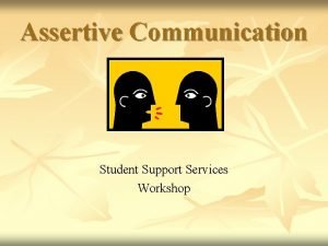 Example of assertive communication