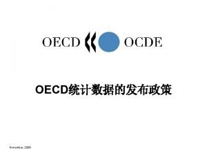 OECD November 2006 November 2006 6 November 2006