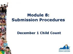 December child count process