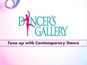 Tone up with Contemporary Dance Tone up with
