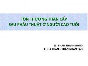 TN THNG THN CP SAU PHU THUT NGI