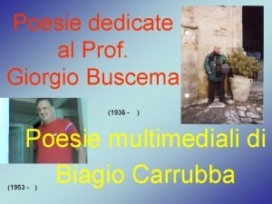 Poesie dedicate al Prof Giorgio Buscema 1936 Poesie