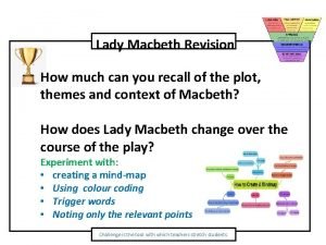 Lady macbeth revision