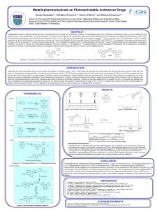 Metallopharmaceuticals as Photoactivatable Anticancer Drugs Samar Moqadasi 1