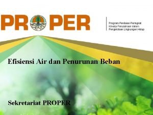 2016 Program Penilaian Peringkat Kinerja Perusahaan dalam Pengelolaan