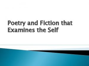 Poetry and Fiction that Examines the Self Mug