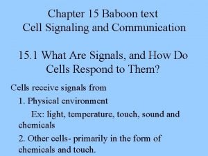 3 types of cell signaling