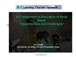 Ict in education in nepal