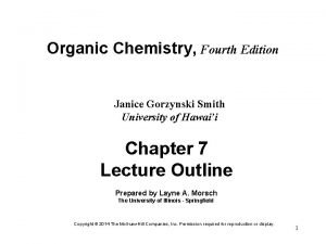 Organic Chemistry Fourth Edition Janice Gorzynski Smith University