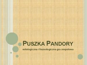 Związek frazeologiczny puszka pandory