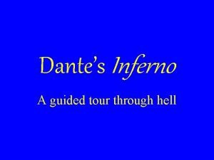 Dante's inferno circles