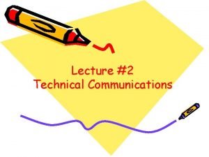 Communications