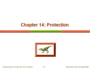 Chapter 14 Protection Operating System Concepts with Java