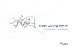 harder working schools prepared by Steelcase Education Solutions