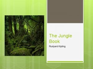 The jungle book author