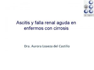 Reposicion de albumina en paracentesis