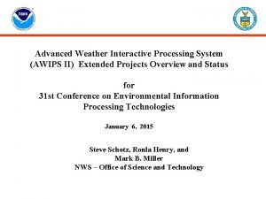 Advanced weather interactive processing system