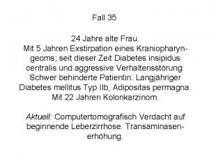 Fall 35 24 Jahre alte Frau Mit 5