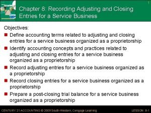 Century 21 accounting chapter 8 study guide answers