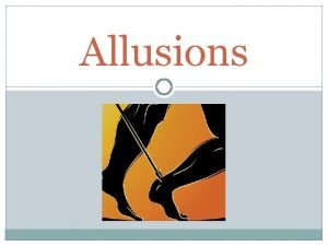 Allusion kid definition