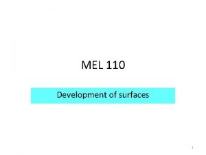 Development of surfaces of solids