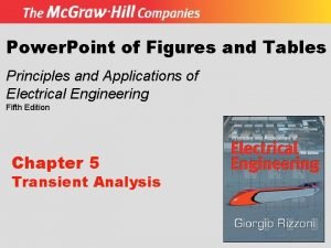Power Point of Figures and Tables Principles and