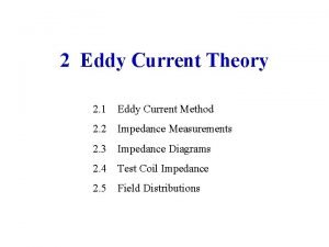 Eddy current theory