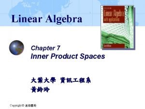 Inner product space definition