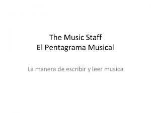 Staff musica