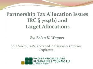 Target allocation partnership