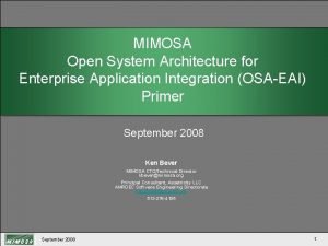 Enterprise application