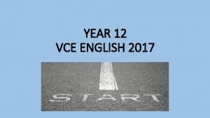 Vce creative response Vce creative response