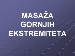 Gornji ekstremiteti